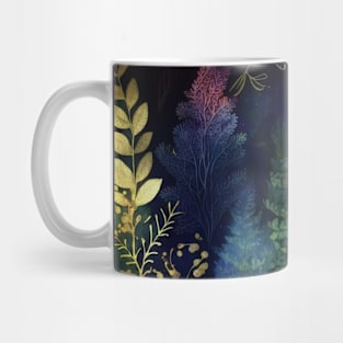 Watercolor Forest, Woodland Landscape Mug